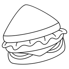 sandwich icon illustration
