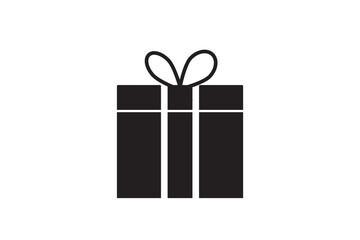 Present gift box icon. Vector isolated elements. Christmas gift icon illustration vector symbol. Surprise present linear design. Stock vector.