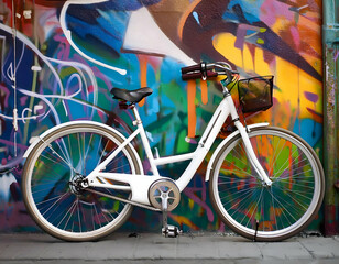 Fototapeta premium bicycle in the street