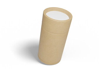 Paper Tube Packaging Mockup