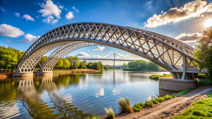 Fototapeta premium 3D-Printed Bridge Under Construction