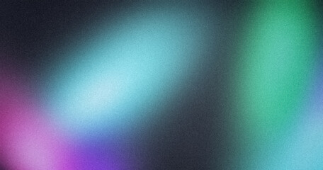 Purple blue green noise texture grainy gradient background smooth blurred backdrop website header design. Colorful grainy gradient texture backdrop background