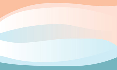 Seamless summer waves, pastel colors abstract background