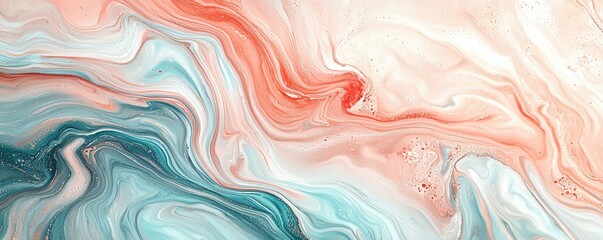 Obraz premium Soothing Abstract Watercolor Painting in Soft Tones