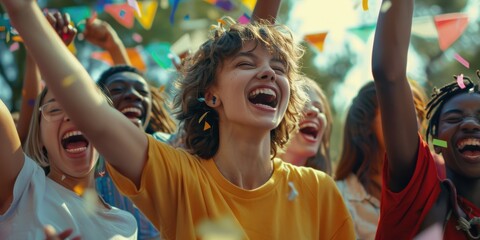 Obraz premium Celebrating Joy and Togetherness