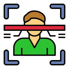 Face scanner Icon