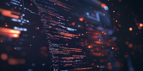 Fototapeta premium a debugging tool in action, stack traces and breakpoints helping a developer identify and fix issues within the code.