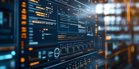 Obraz premium an integrated development environment (IDE), various features like version control, terminal, and build tools visible for a complete coding experience.