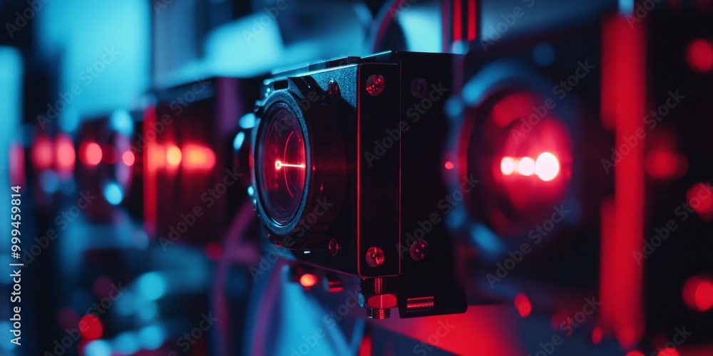 Poster radiation detectors monitoring radioactive decay, with alpha, beta, and gamma particles detected in 
