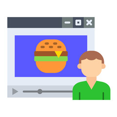 Food blogger Icon