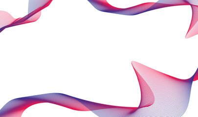 background wave-shaped lines. Dark purple color and beautiful gradient