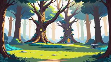 「黄色の木漏れ日」