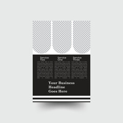 Modern Corporate flyer design template set, professional business flyer layout,Brochure design.


