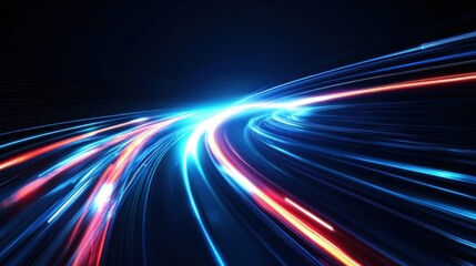 Abstract Light Trails