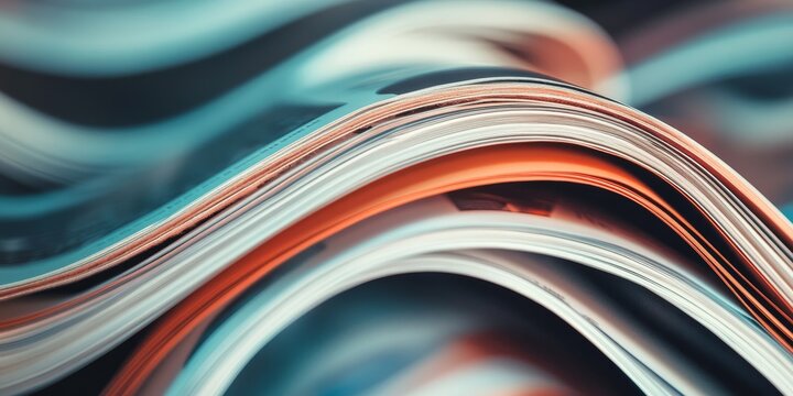 the cover of a prestigious scientific journal, with bold typography and highlighted featured articles.