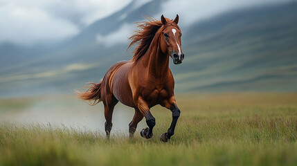 Obraz premium horse in the field