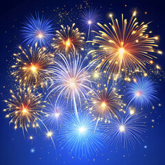 Fototapeta premium fireworks in the sky