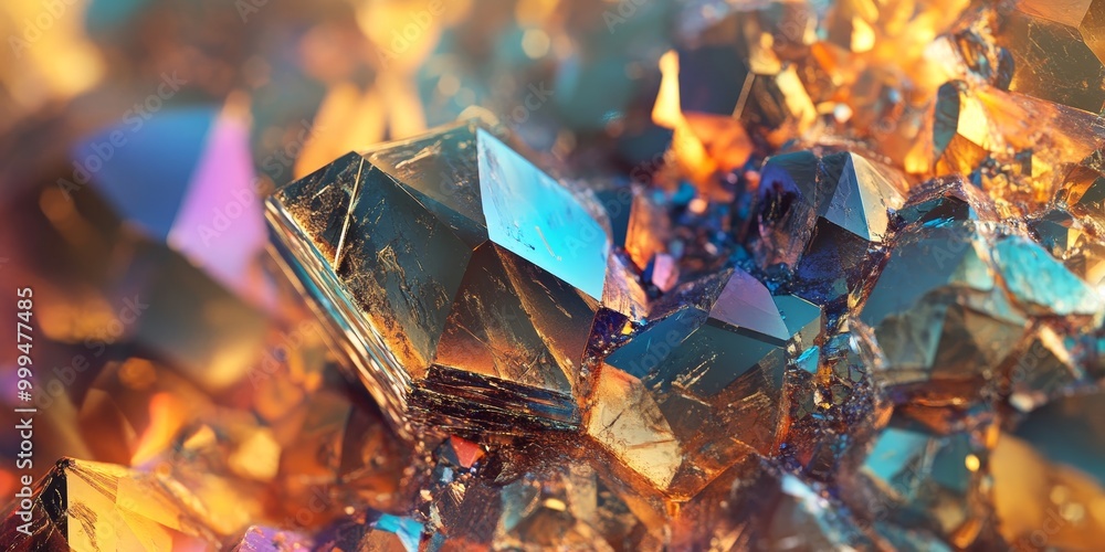 Aufkleber a lithium crystal, with its metallic luster and distinctively soft texture representing its elemental form.