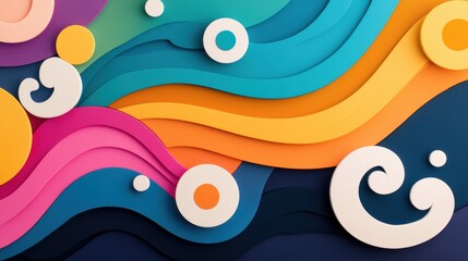 Colorful mandala illustration with swirling patterns and vibrant hues, offering a visually stimulating coloring experience.