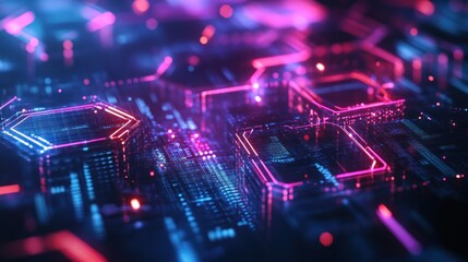 Fototapeta premium Abstract Digital Circuitry