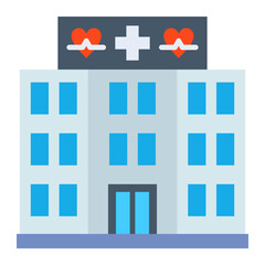 Obraz premium Hospital Icon