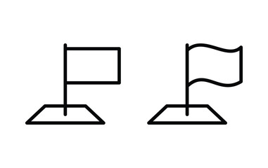 Flag icon, Flag sign vector