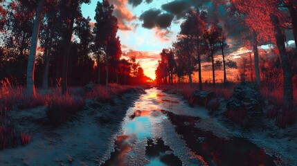 3D Effects: Create backgrounds with a 3D appearance using depth and perspective. 