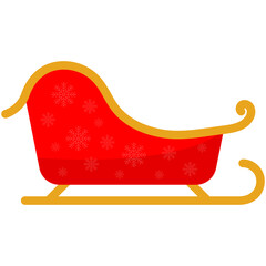 Santa Sleigh Illustration