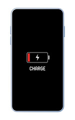 充電中のスマートフォン