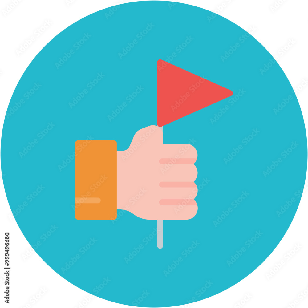 Aufkleber capture the flag icon vector image. can be used for game design.