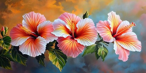 Radiant Beauty: Hibiscus in Full Bloom