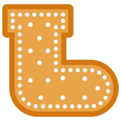 Gingerbread Cookie Illustration