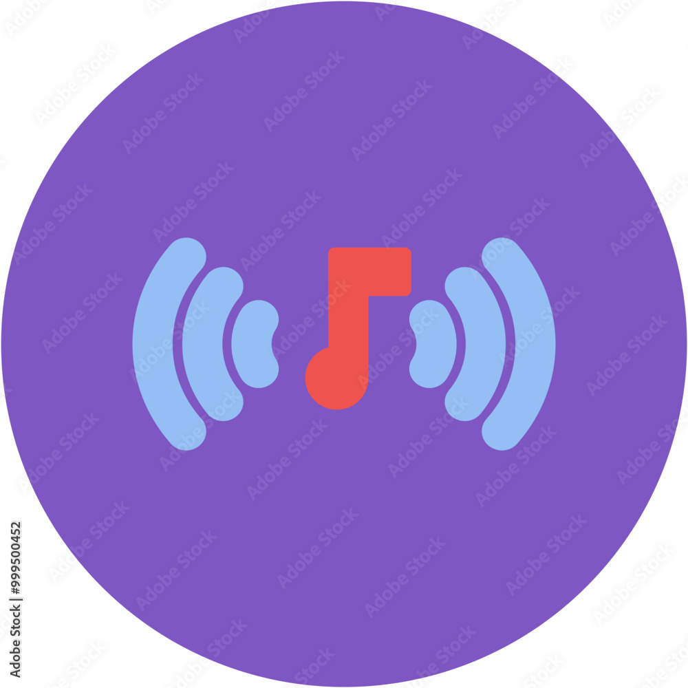 Poster sound effects icon vector image. can be used for game design.