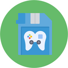 Save Game icon vector image. Can be used for Game Design.