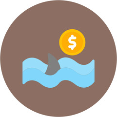 Loan Shark icon vector image. Can be used for Banking.