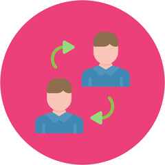 P2P Lending icon vector image. Can be used for Banking.