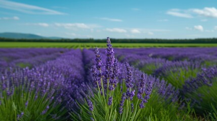 Naklejka premium Violet nature blue purple beauty plant field background