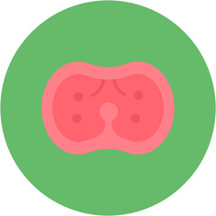 Larynx icon vector image. Can be used for Human Anatomy.