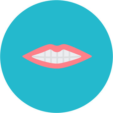 recommend clip art: Mouth icon vector image. Can be used for Human Anatomy.