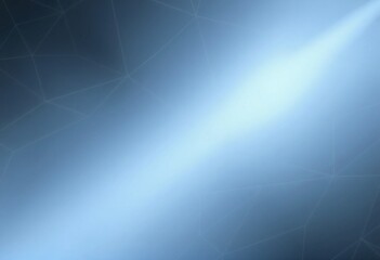 Abstract blue background with white lines and gradient.