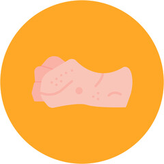 Phalanges icon vector image. Can be used for Human Anatomy.