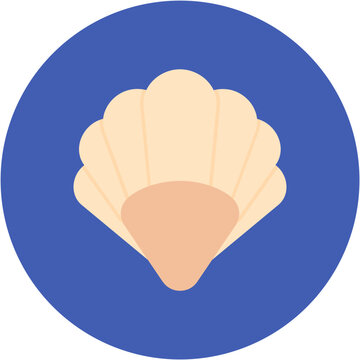 recommend clip art: Seashell icon vector image. Can be used for Coastline.