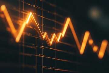 Obraz premium Computer Graph Close Up