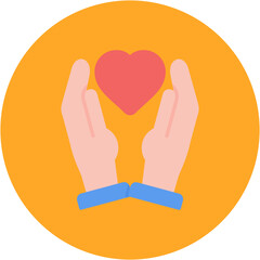 Caring Community icon vector image. Can be used for Chemotherapy.