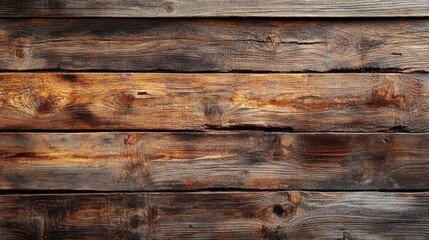 Obraz premium Copy space on a wooden surface, rustic and warm, perfect for product or text placement