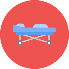 Stretcher icon vector image. Can be used for Rugby.