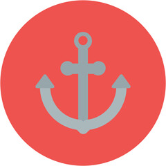 Obraz premium Anchor icon vector image. Can be used for Ocean.