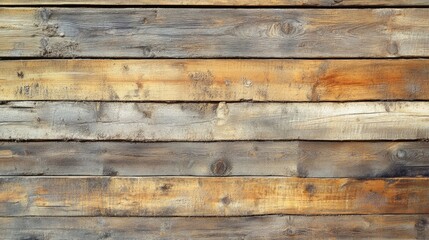 Fototapeta premium Copy space on wooden planks, rustic background suitable for organic or handcrafted product ads