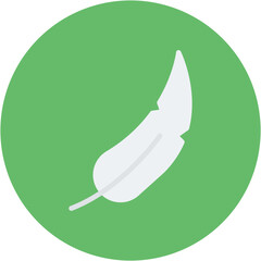 Feathers Line Icon