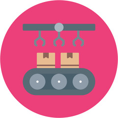 Manufacturing Line Icon